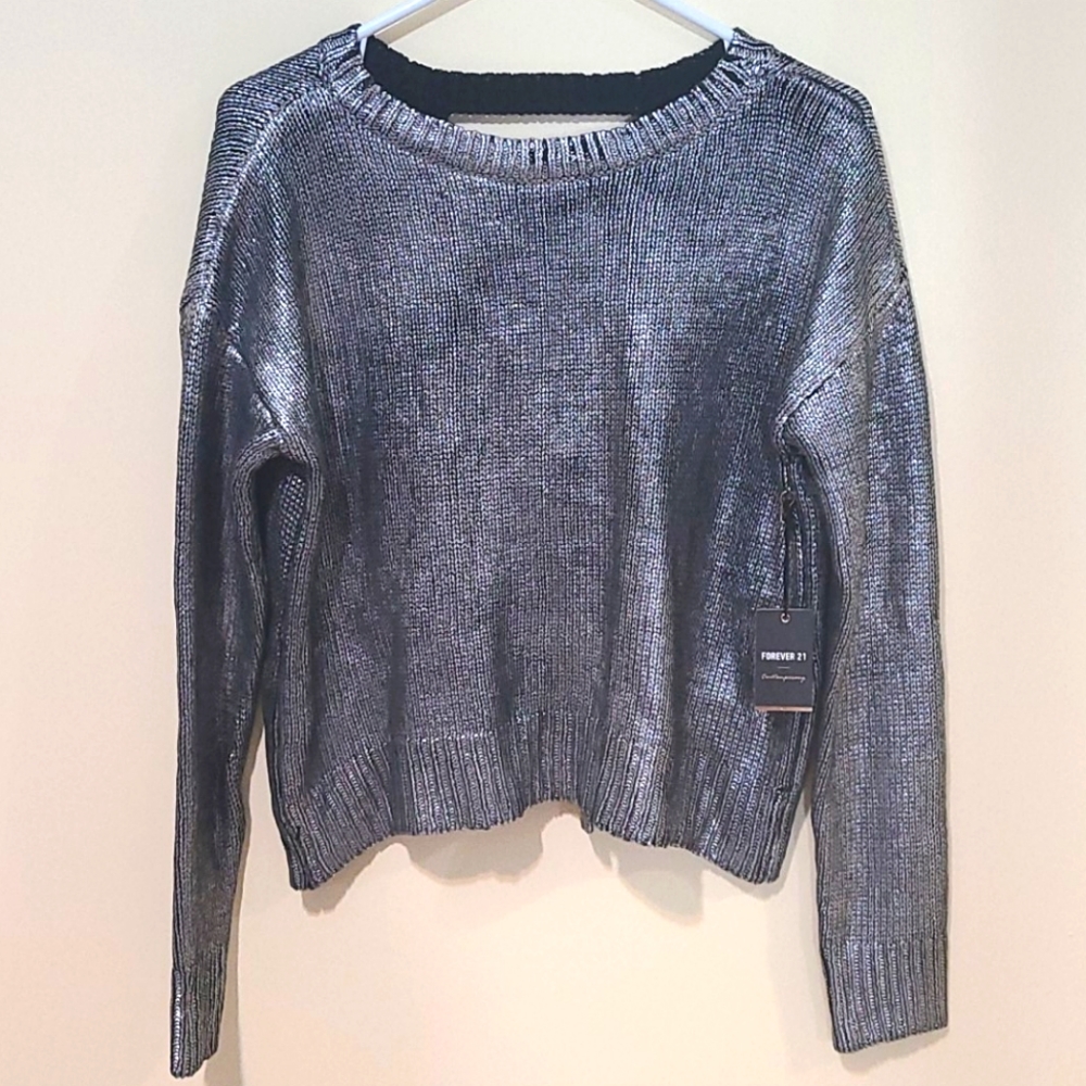 Forever21 Silver Top